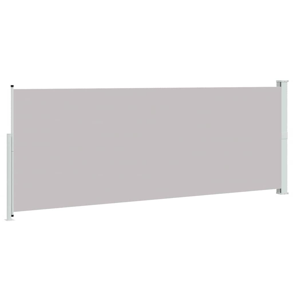 Izvelkams sānu pagalma sadalītājs, pelēkā krāsā, 180x500cm