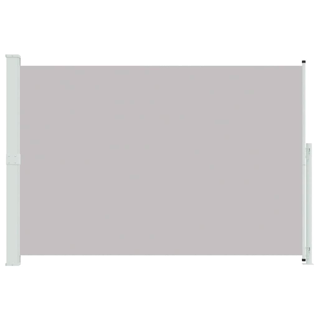 Izvelkams sānu pagalma šķērslis, pelēks, 200x300 cm