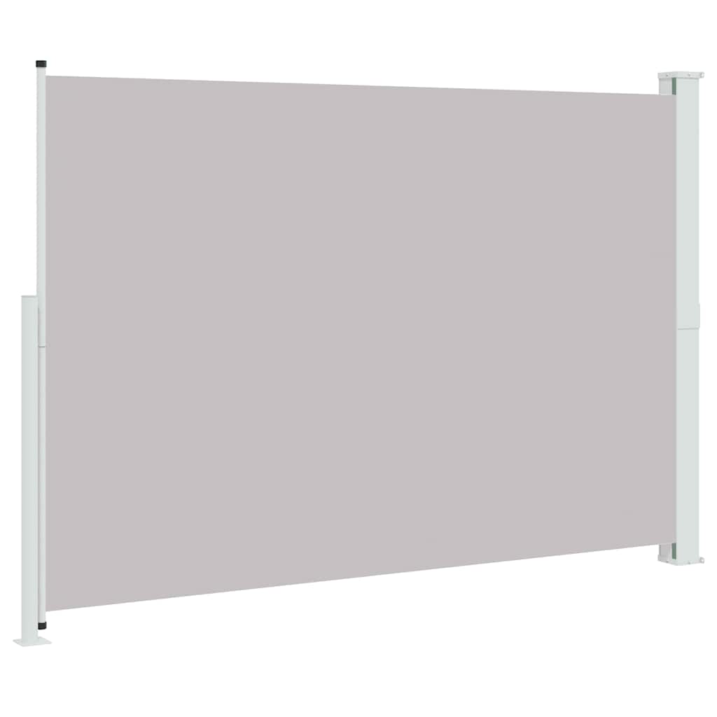 Izvelkams sānu pagalma šķērslis, pelēks, 200x300 cm