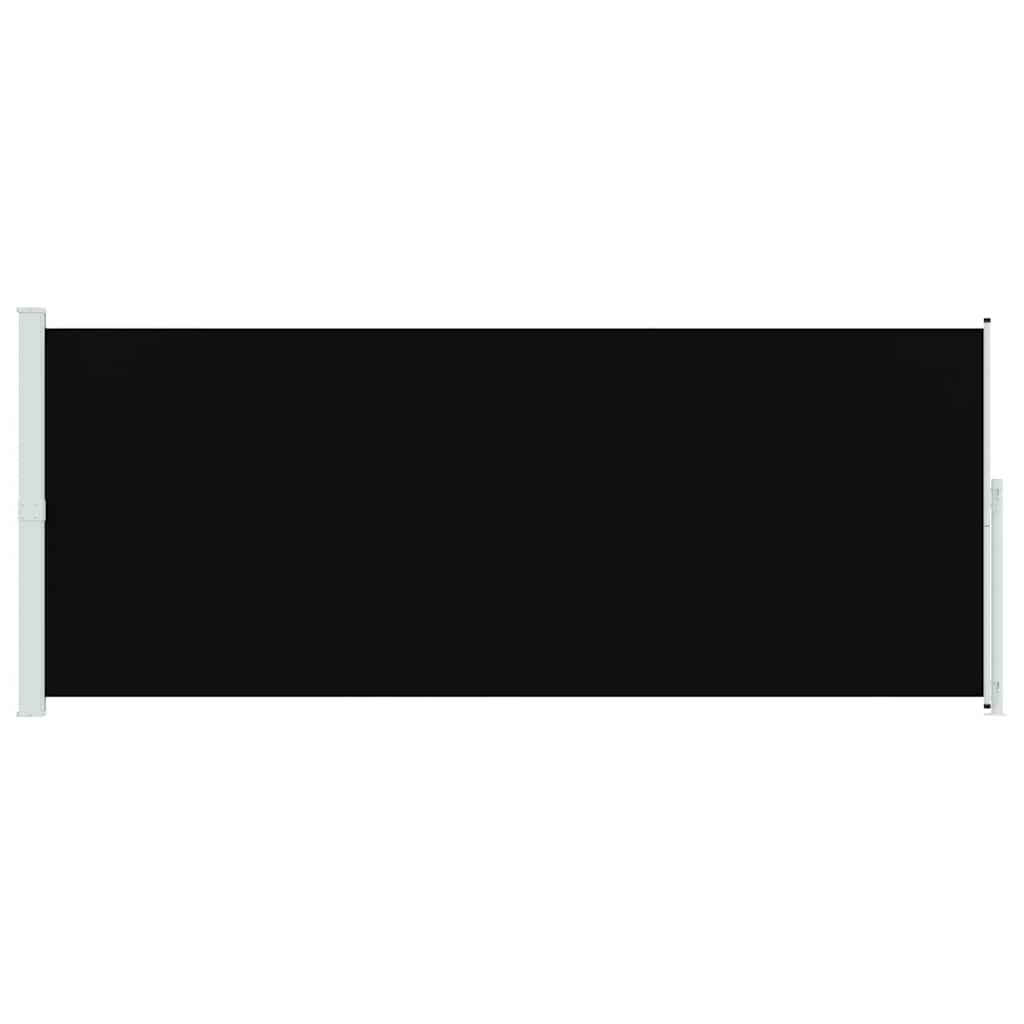 Retractable Side Awning, black, 200x500cm