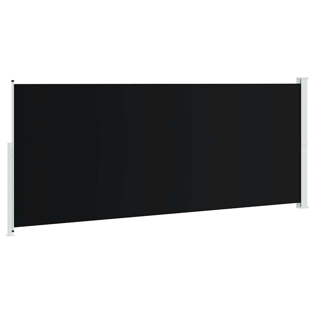 Retractable Side Awning, black, 200x500cm