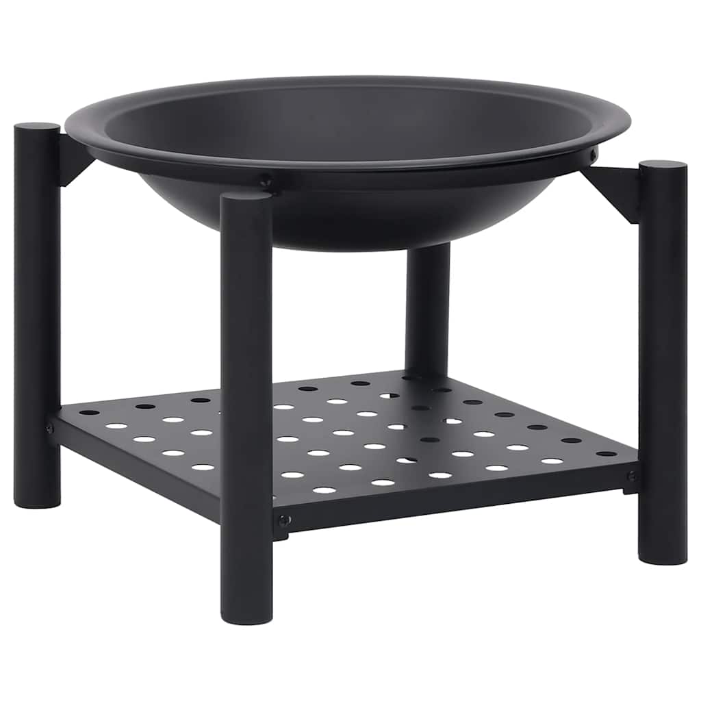 Fire pit with poker, 54x54x55cm, steel