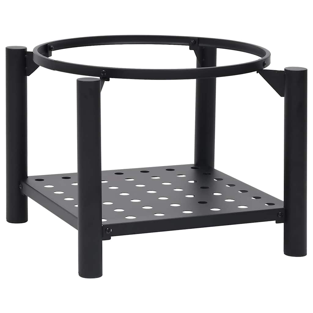 Fire pit with poker, 54x54x55cm, steel