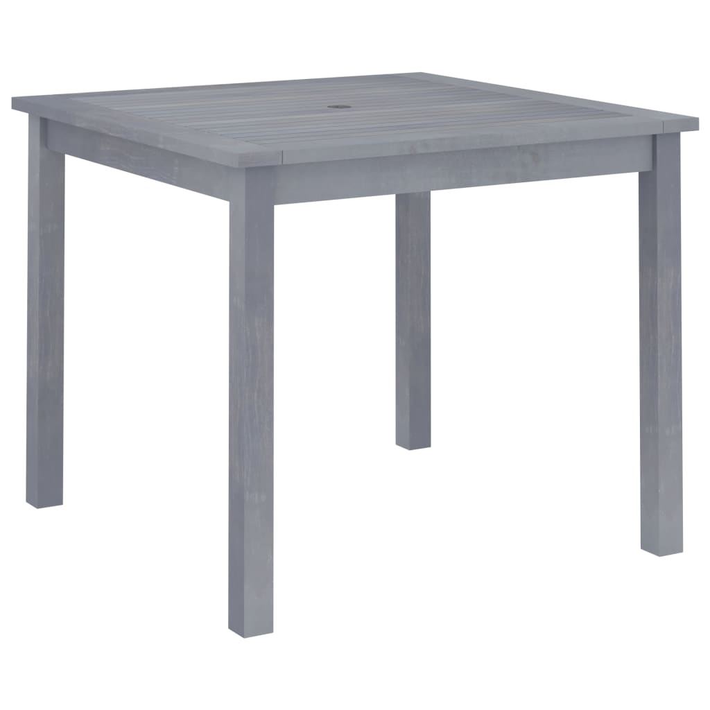 Sodo valgomojo stalas, 88x88x74cm, akacijos medienos masyvas