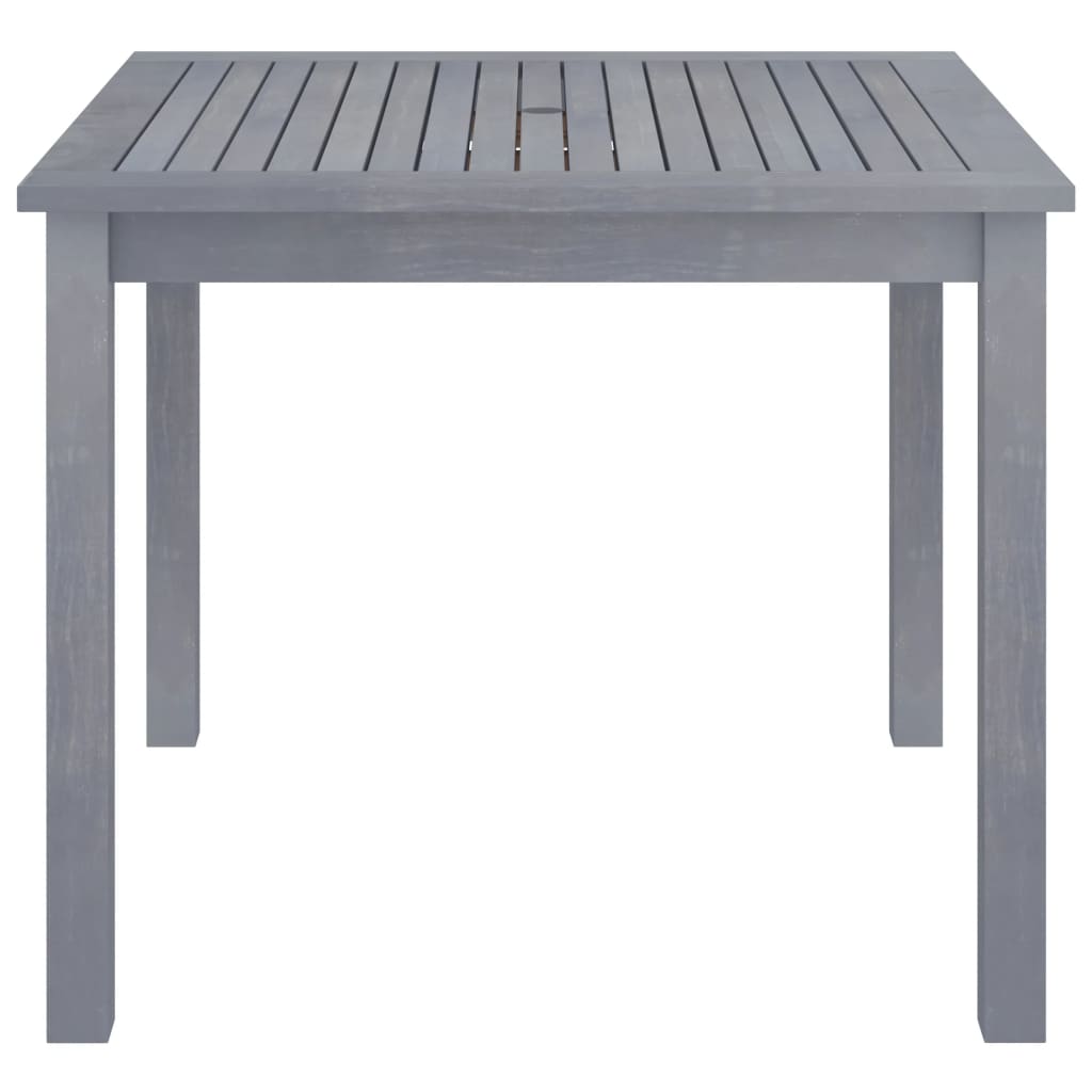 Sodo valgomojo stalas, 88x88x74cm, akacijos medienos masyvas