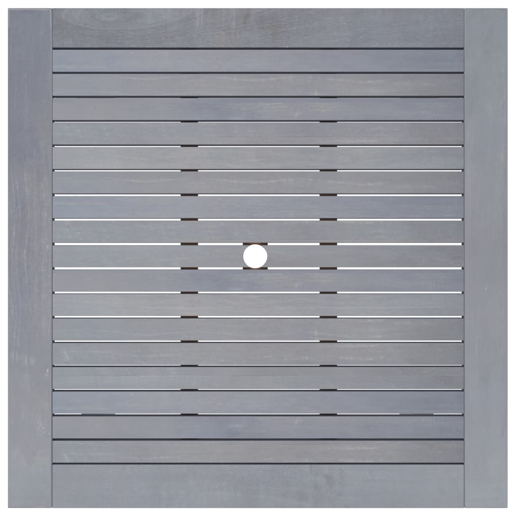 Sodo valgomojo stalas, 88x88x74cm, akacijos medienos masyvas