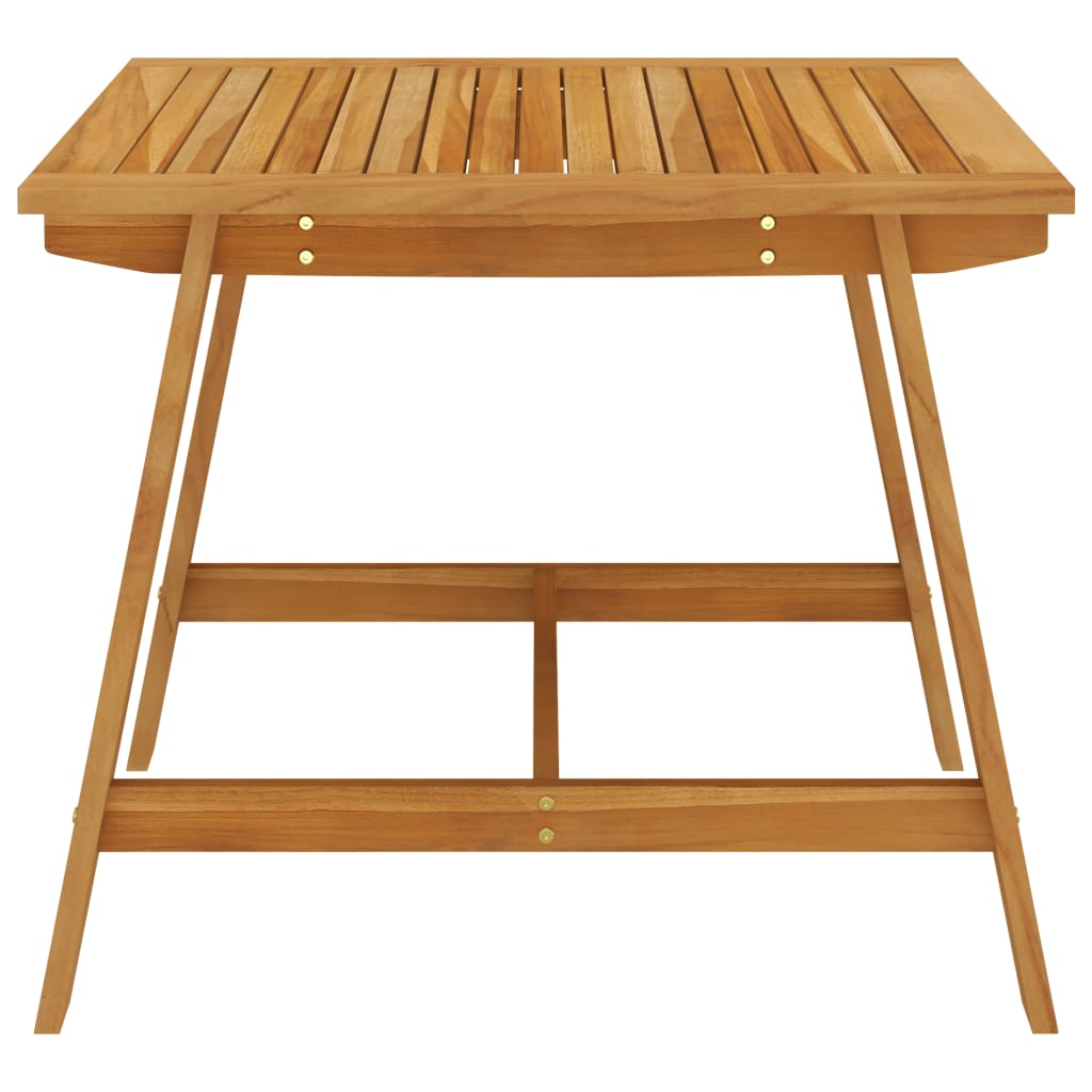 Sodo valgomojo stalas, 88x88x74cm, akacijos medienos masyvas