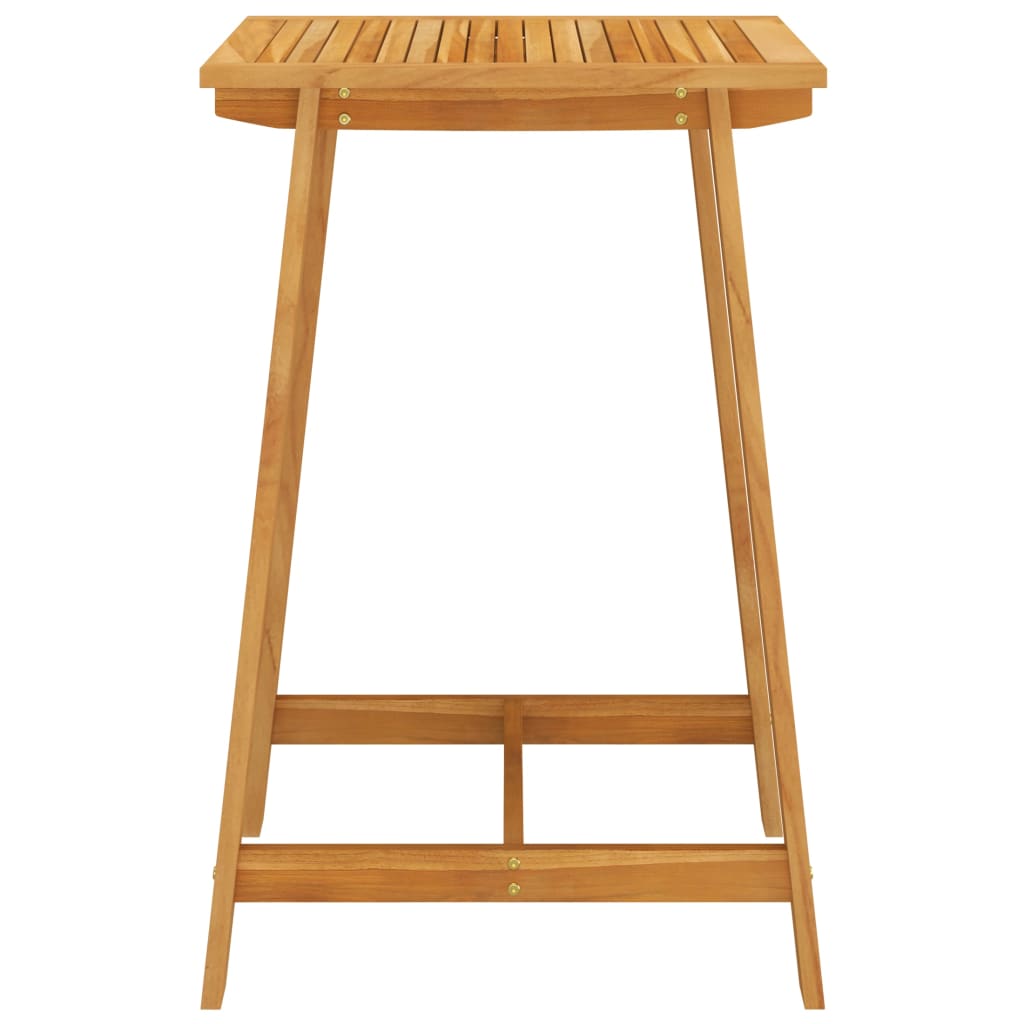 Sodo baro stalas, 70x70x104cm, akacijos medienos masyvas