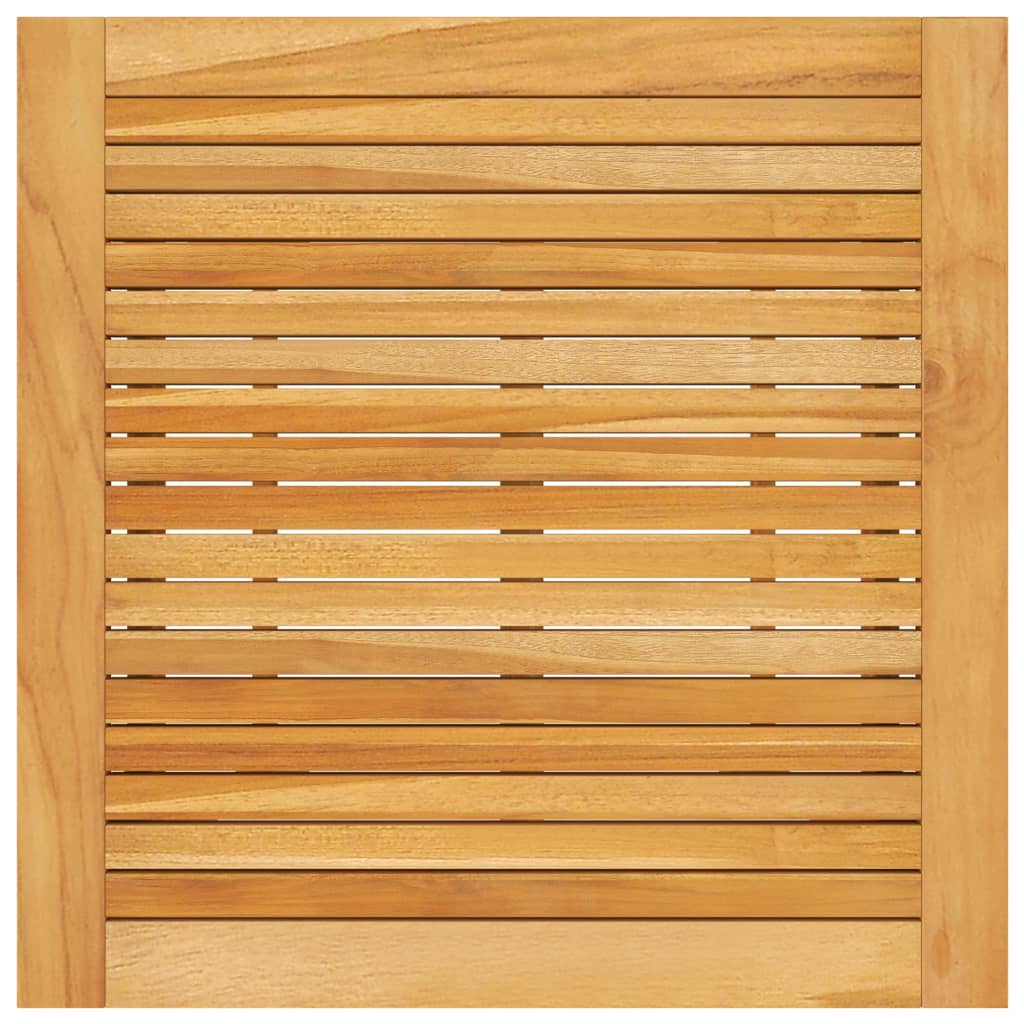 Sodo baro stalas, 70x70x104cm, akacijos medienos masyvas
