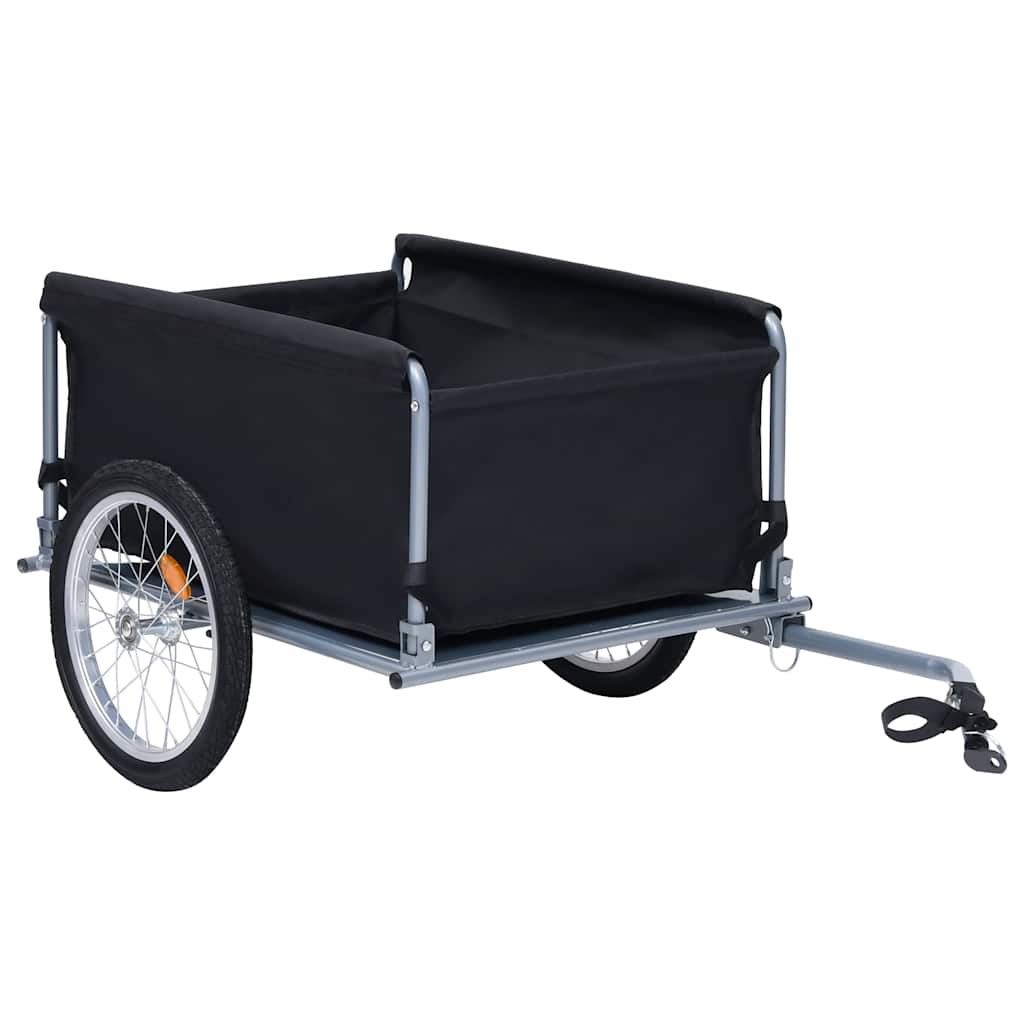 Bicycle trailer, black and red, 65kg