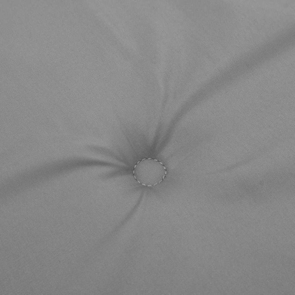 Sodo kėdės pagalvėlės, 6vnt., pilkos, 40x40x4cm, audinys