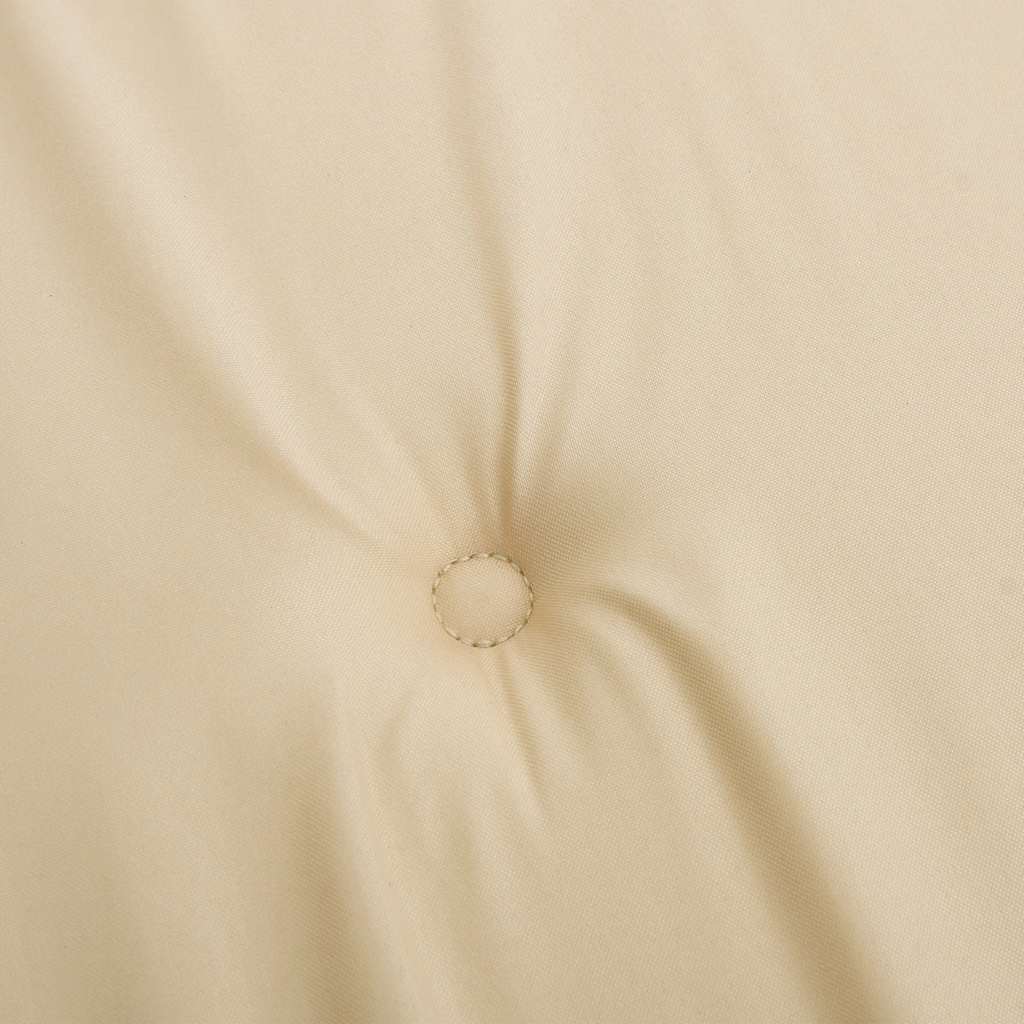 Dārza krēslu spilveni, 6 gab., smilškrāsas, 50x50x4cm, audums
