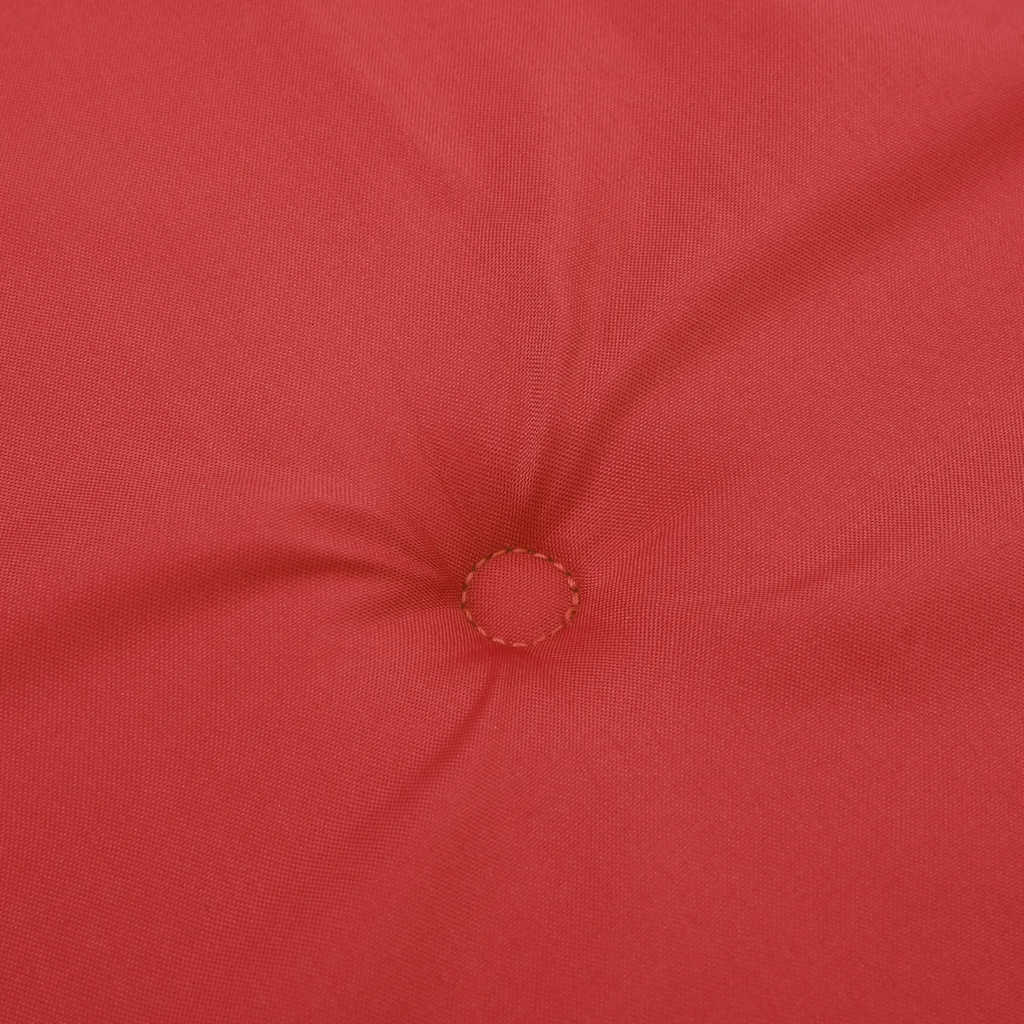 Dārza krēslu spilveni, 4 gab., sarkani, 50x50x4cm, audums