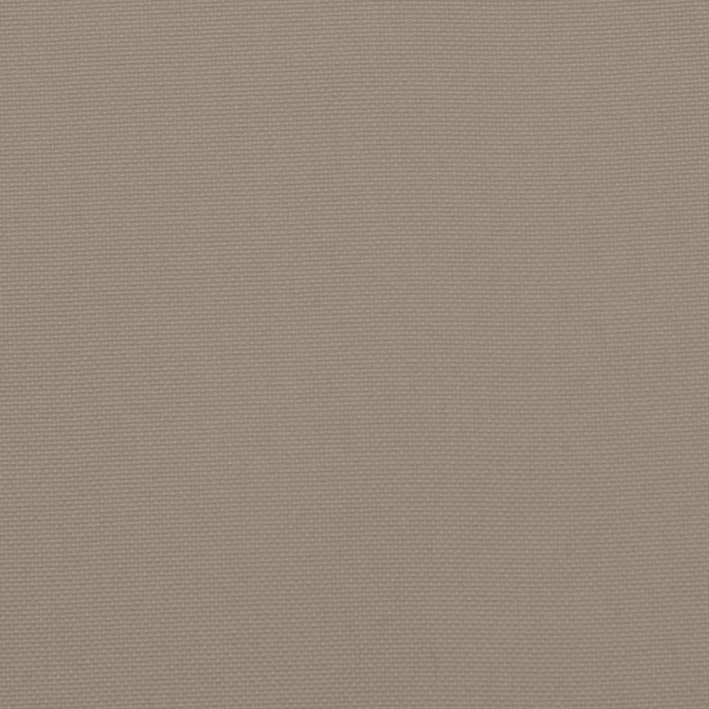 Sodo kėdės pagalvėlės, 4vnt., taupe spalvos, 50x50x4cm, audinys
