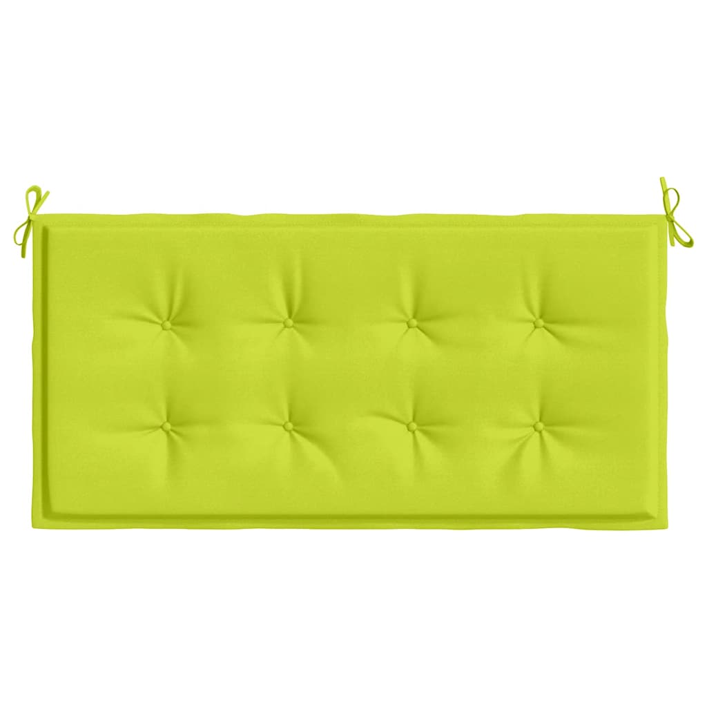 Garden bench cushion, bright green, 120x50x4cm, fabric