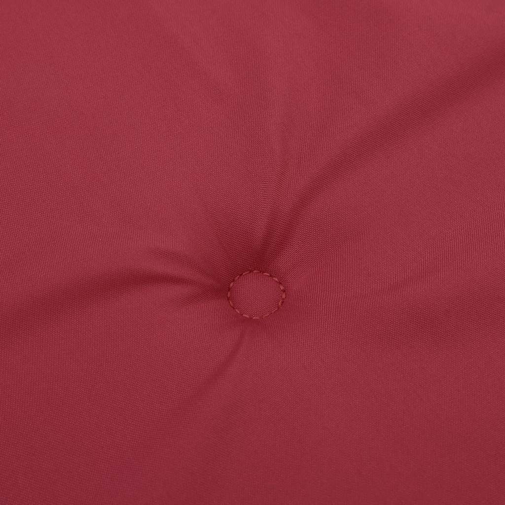 Garden bench cushion, wine red, 150x50x4cm, fabric