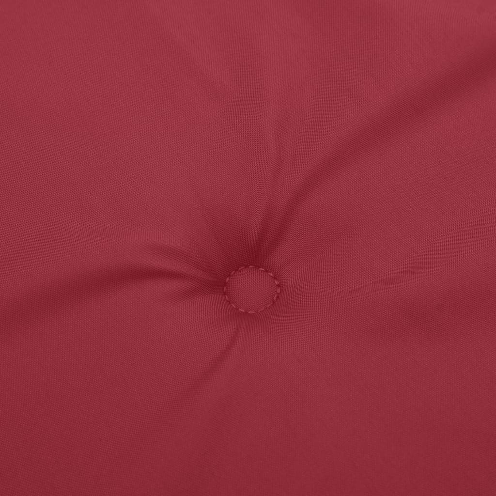 Garden bench cushion, wine red, 180x50x3cm, fabric