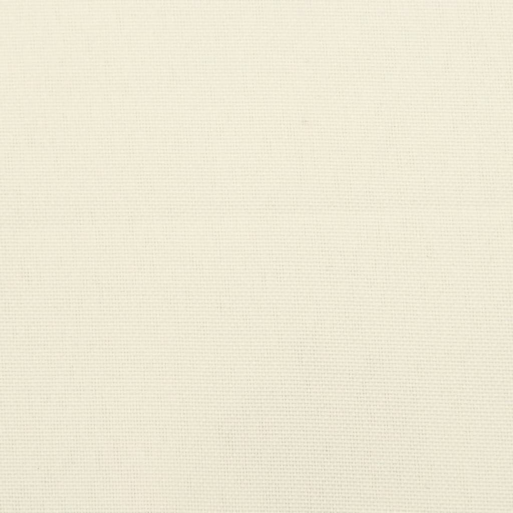 Sodo kėdės pagalvėlės, 6vnt., kreminės, 100x50x3cm, audinys
