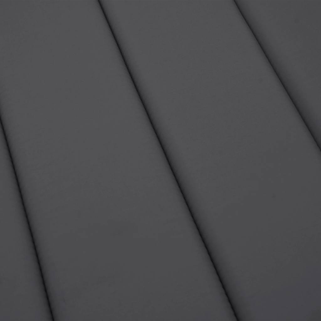 Saulės gulto čiužinukas, antracito spalvos, 186x58x4cm, audinys