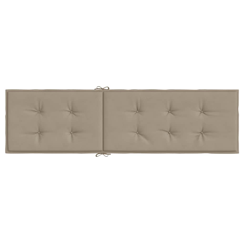 Terasos kėdės pagalvėlė, taupe spalvos, (75+105)x50x4cm