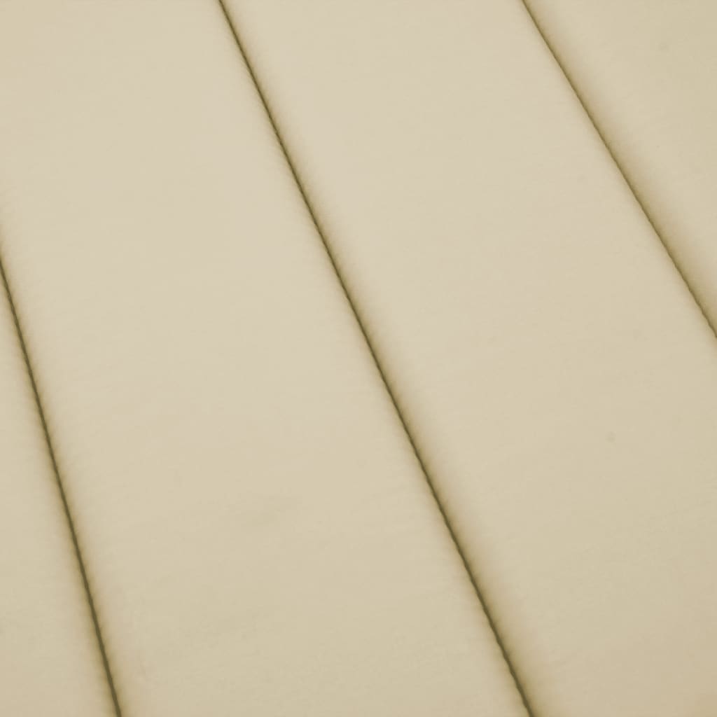 Saulės gulto čiužinukas, smėlio spalvos, 200x50x3cm, audinys