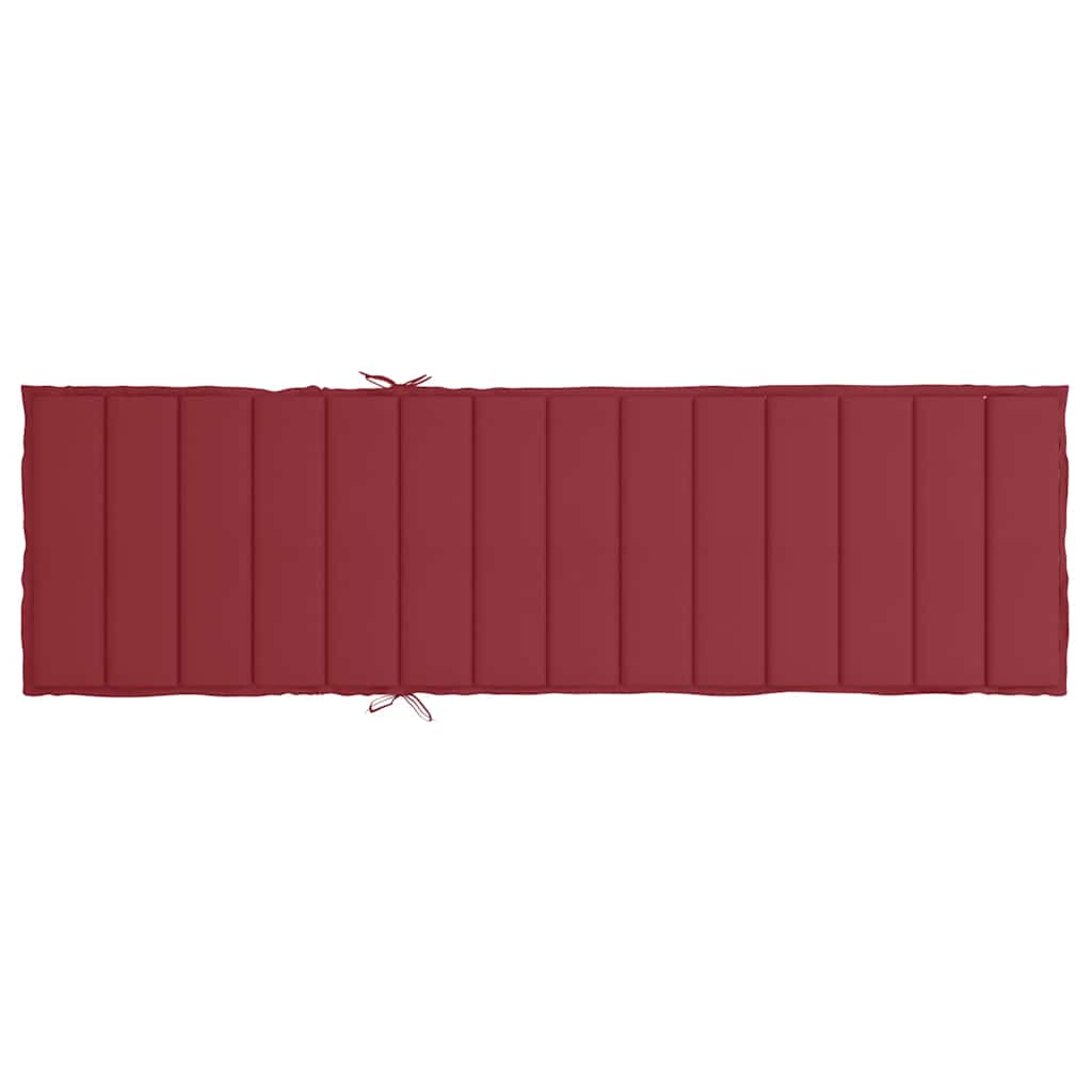 Saulės gulto čiužinukas, raudonojo vyno, 200x60x3cm, audinys