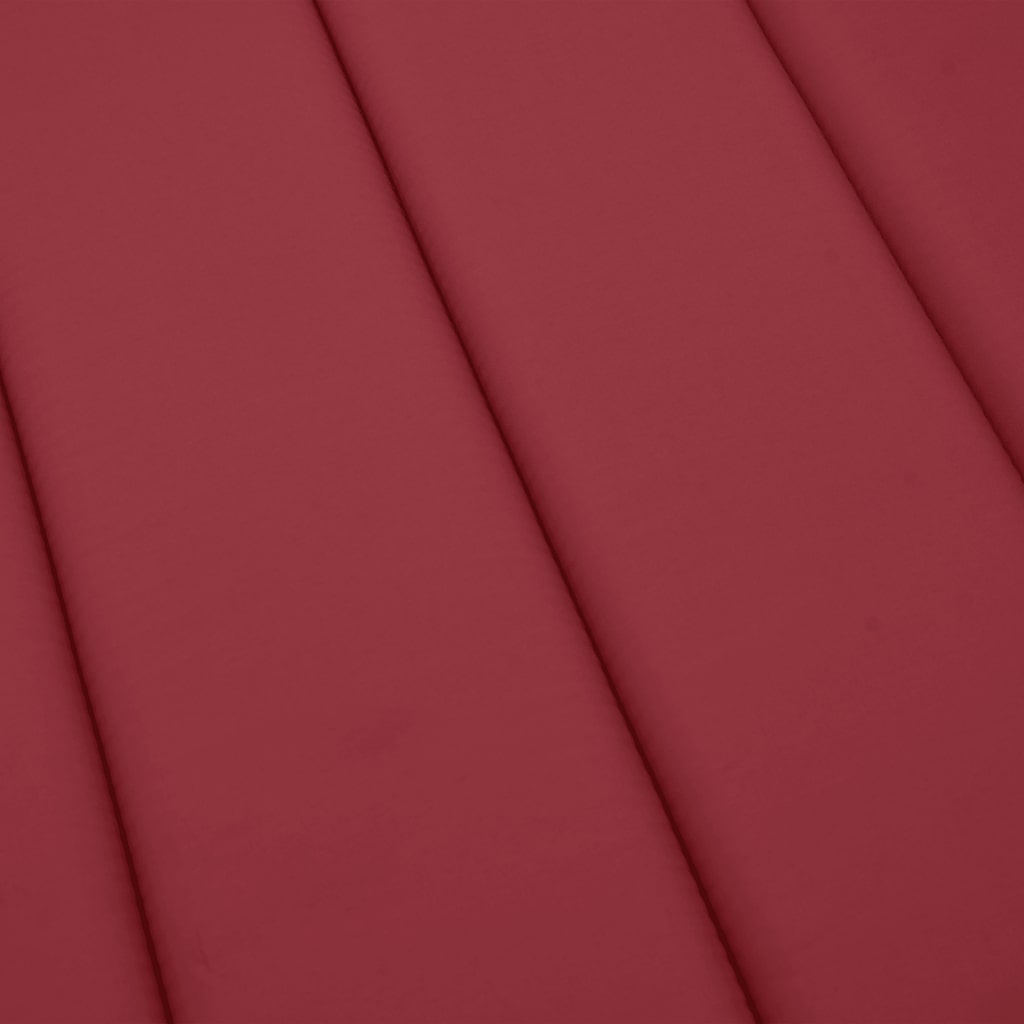 Saulės gulto čiužinukas, raudonojo vyno, 200x60x3cm, audinys