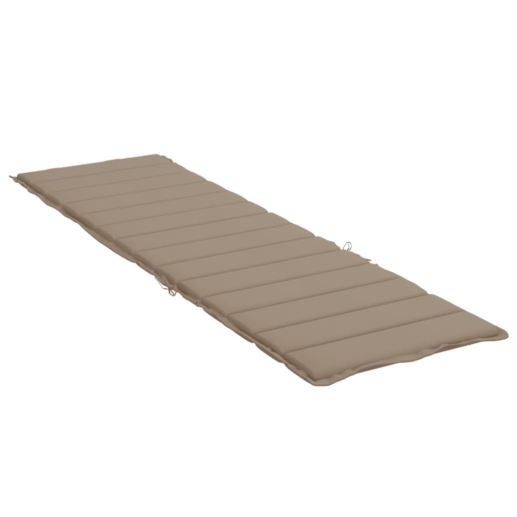 Saulės gulto čiužinukas, taupe spalvos, 200x70x3cm, audinys