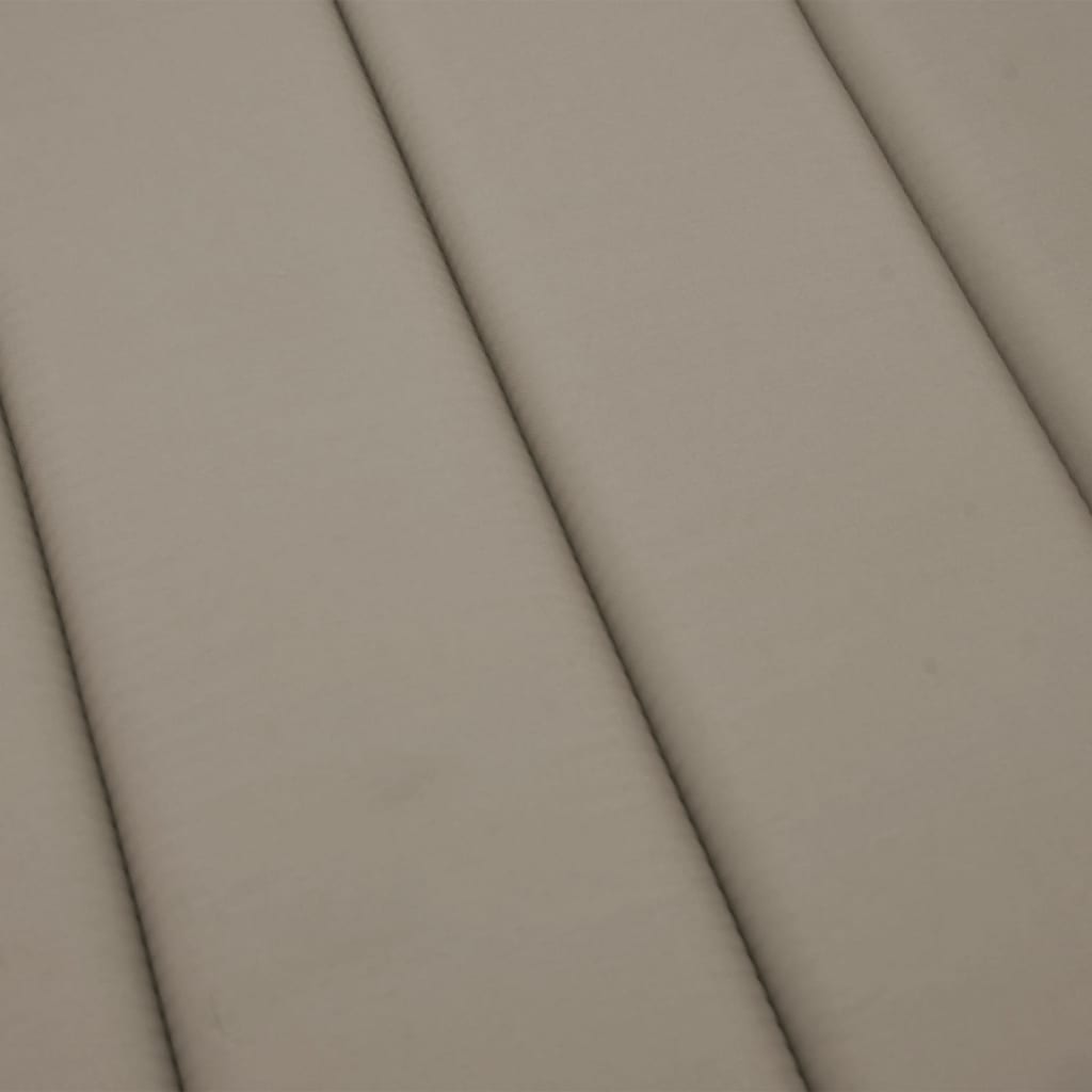 Saulės gulto čiužinukas, taupe spalvos, 200x70x3cm, audinys