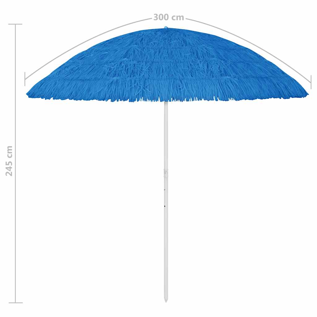 Paplūdimio skėtis CASPER, mėlyna, 300cm