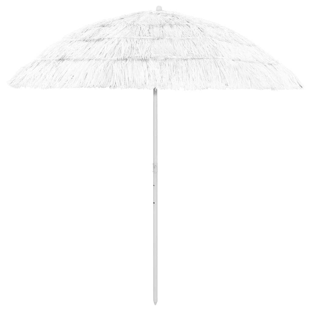 Paplūdimio skėtis CEDRIC, balta, 240cm