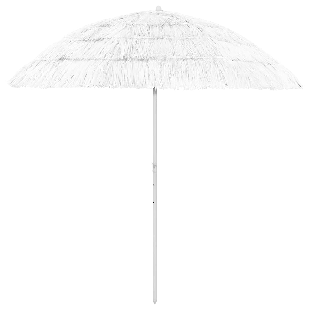 Paplūdimio skėtis CEDRIC, balta, 240cm