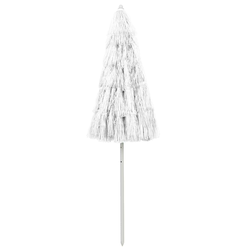 Paplūdimio skėtis CEDRIC, balta, 240cm