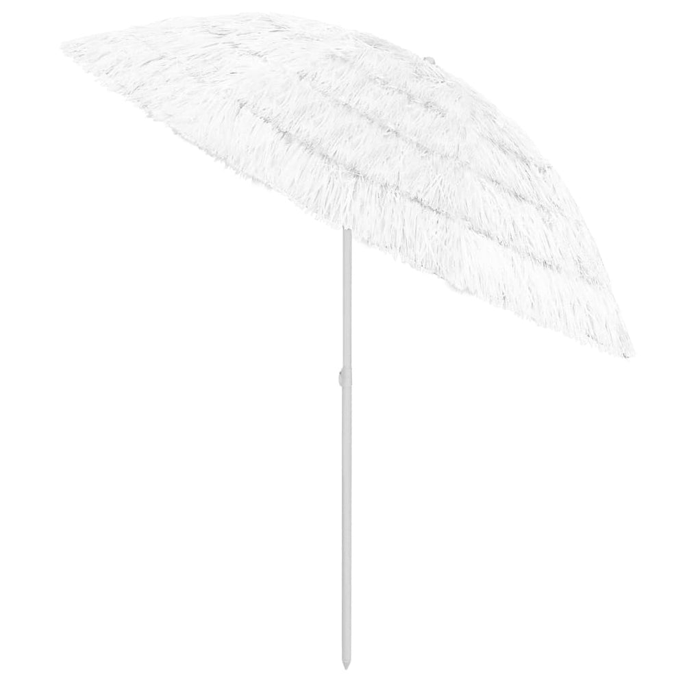Paplūdimio skėtis CEDRIC, balta, 240cm