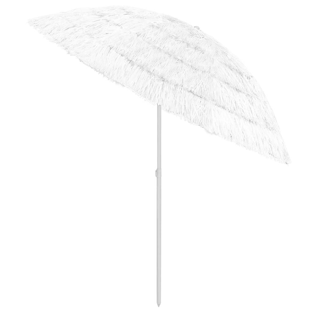 Paplūdimio skėtis CEDRIC, balta, 240cm