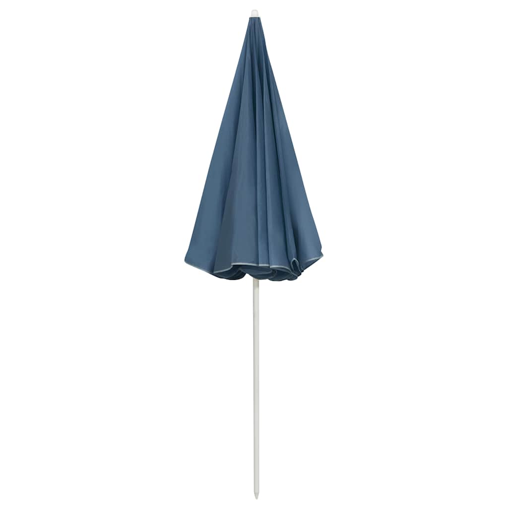 Paplūdimio skėtis nuo saulės, mėlynos spalvos, 240cm