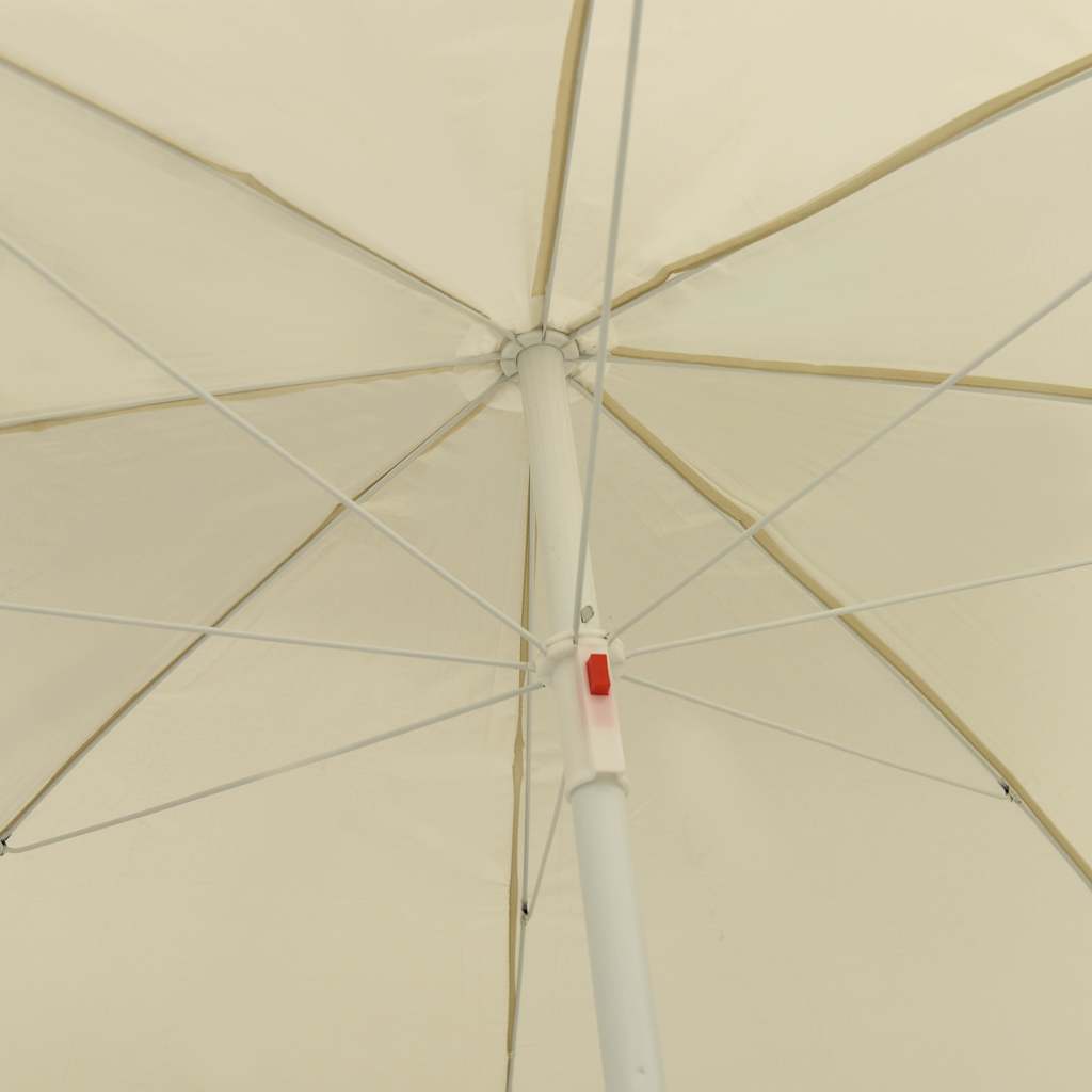 Paplūdimio skėtis nuo saulės, smėlio geltonos spalvos, 300cm