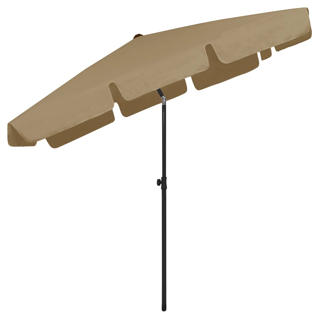 Paplūdimio skėtis CHARLES, taupe, 200x125cm