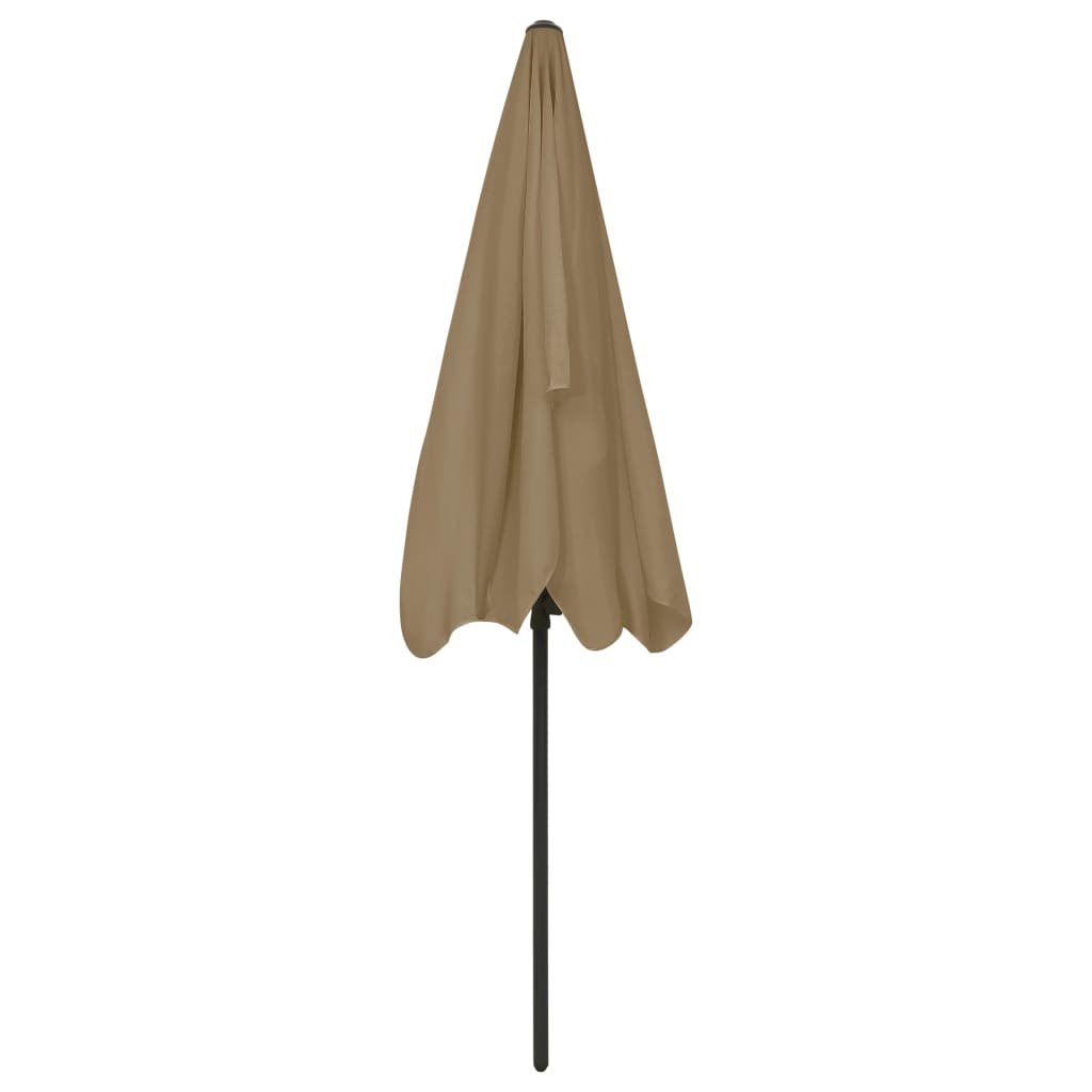 Paplūdimio skėtis CHARLES, taupe, 200x125cm