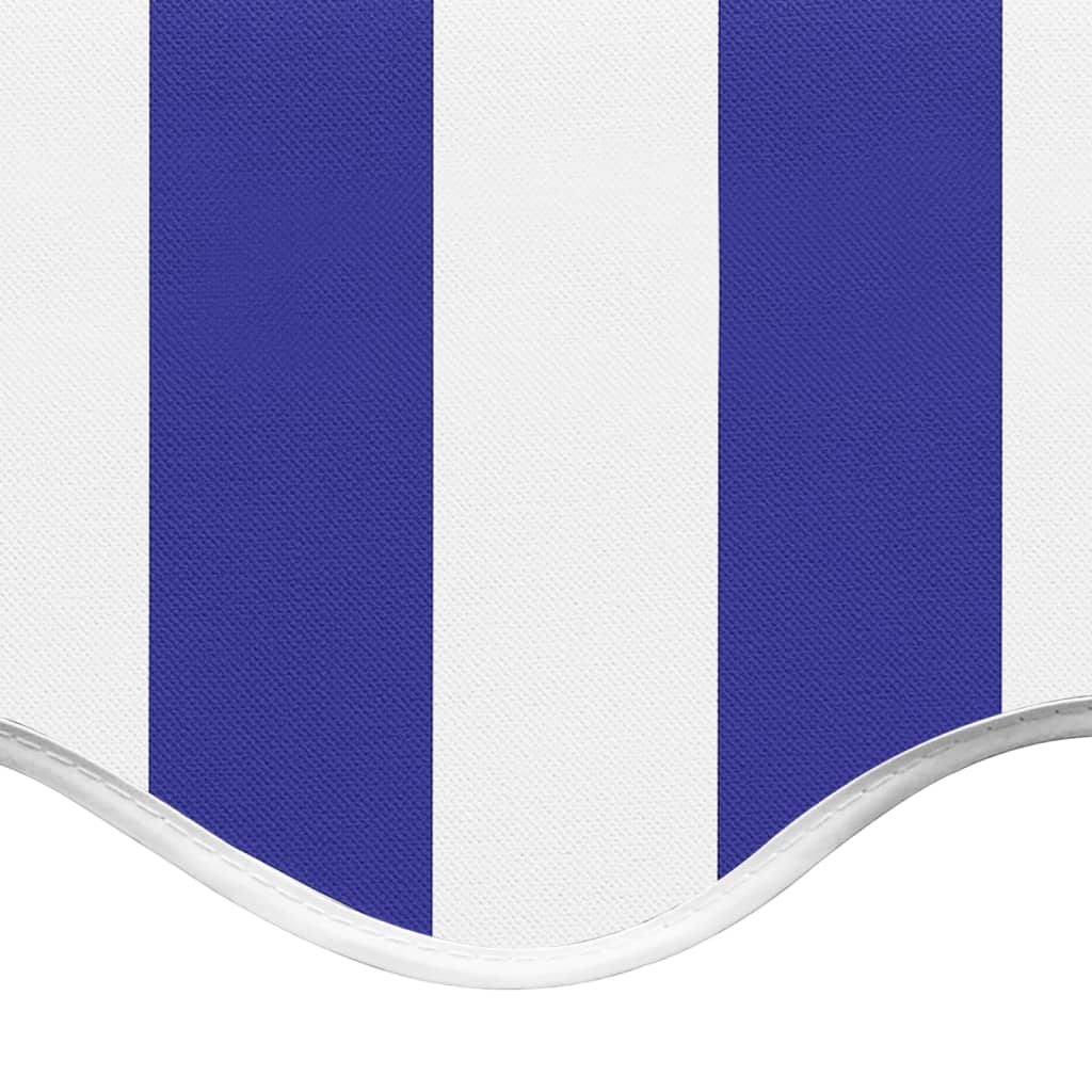 Marķīzes rezerves audums, zili-baltā krāsā, 4x3,5m