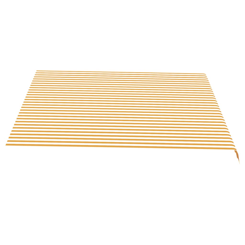 Pakaitinis audinys markizei, geltonos ir baltos spalvos, 4x3,5m