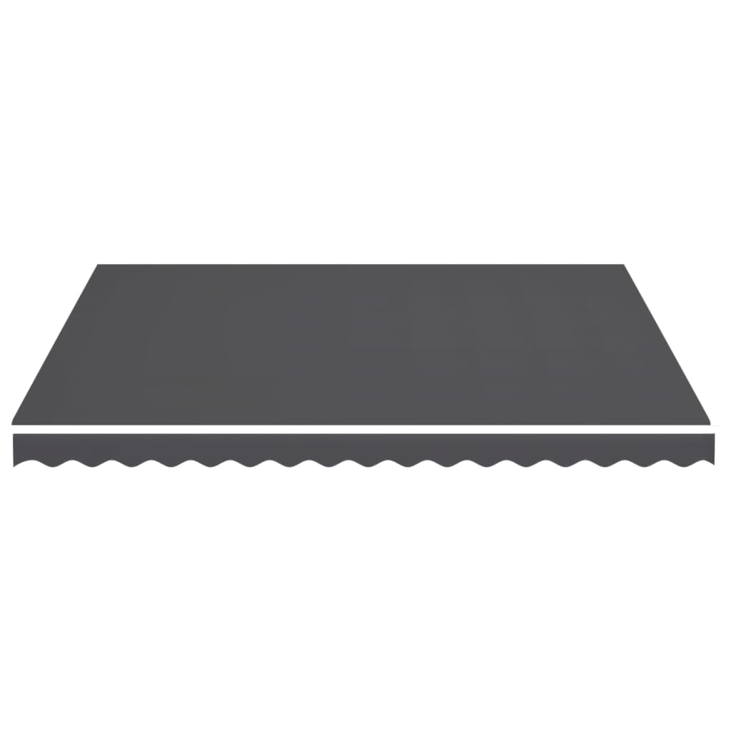 Replacement awning fabric, anthracite, 4x3.5m