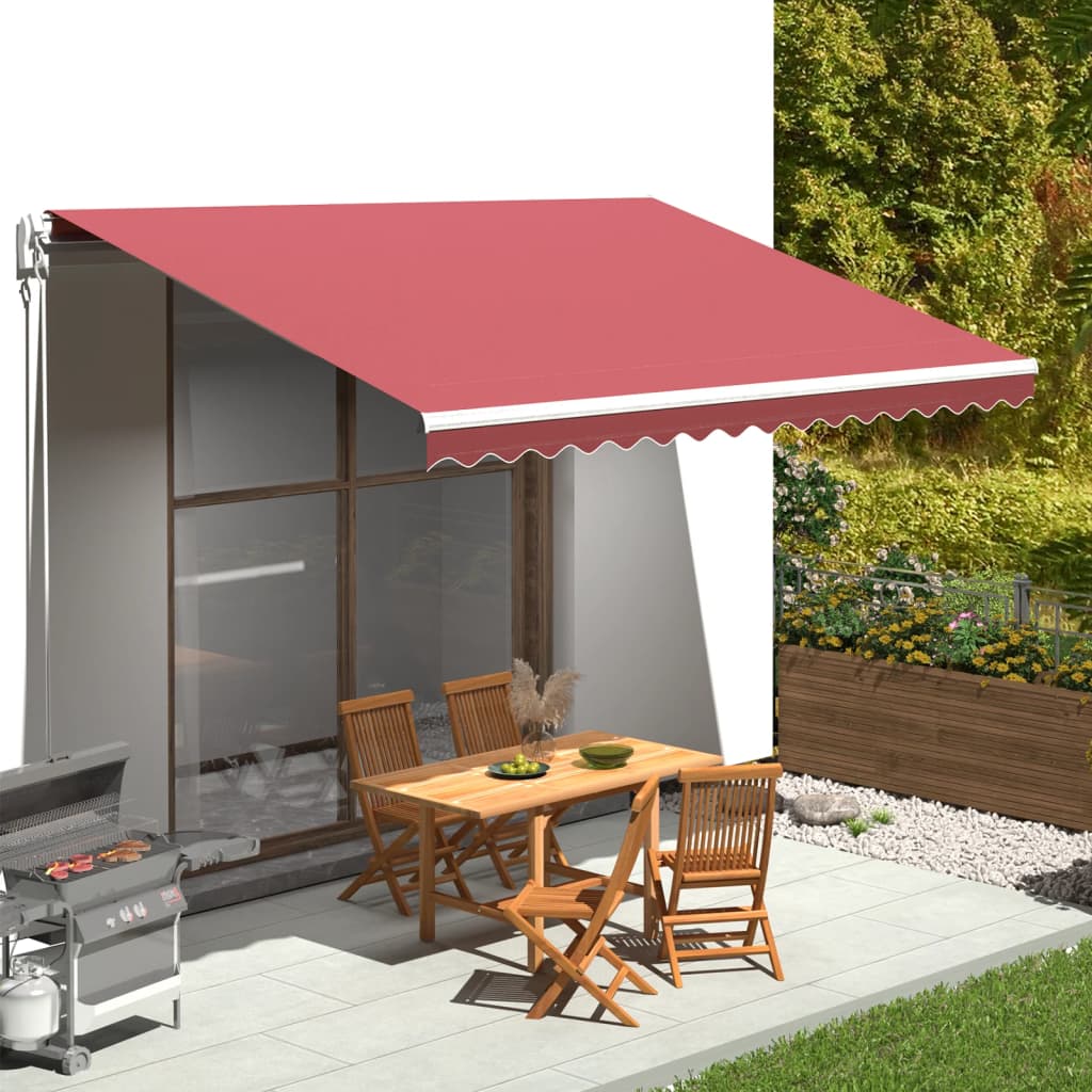 Replacement awning fabric, red, 4.5x3.5 m