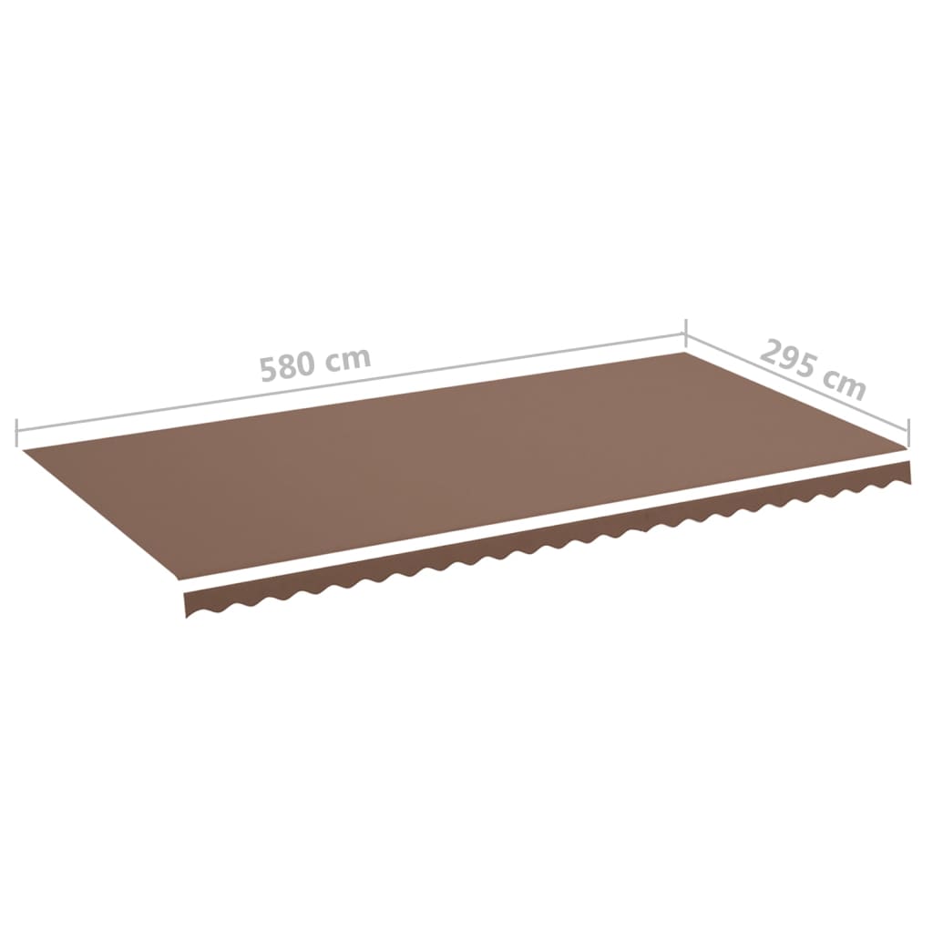 Marķīzes maināmais audums, brūns, 6x3 m