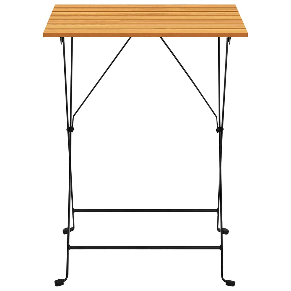 Bistro table, 55x54x71cm, solid acacia wood