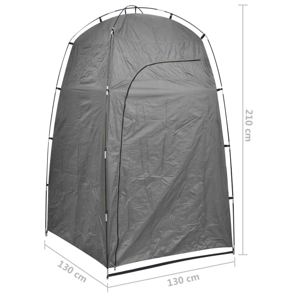 Shower/toilet/changing tent, grey