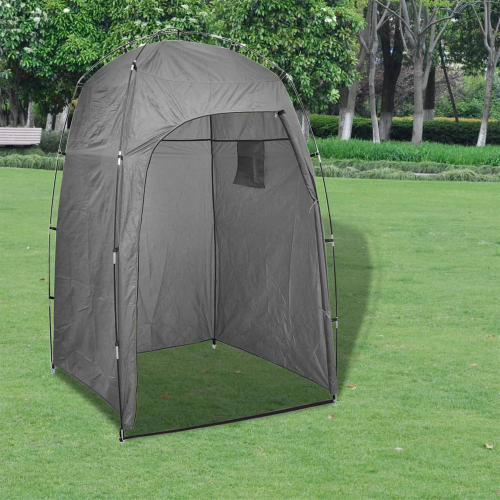 Shower/toilet/changing tent, grey