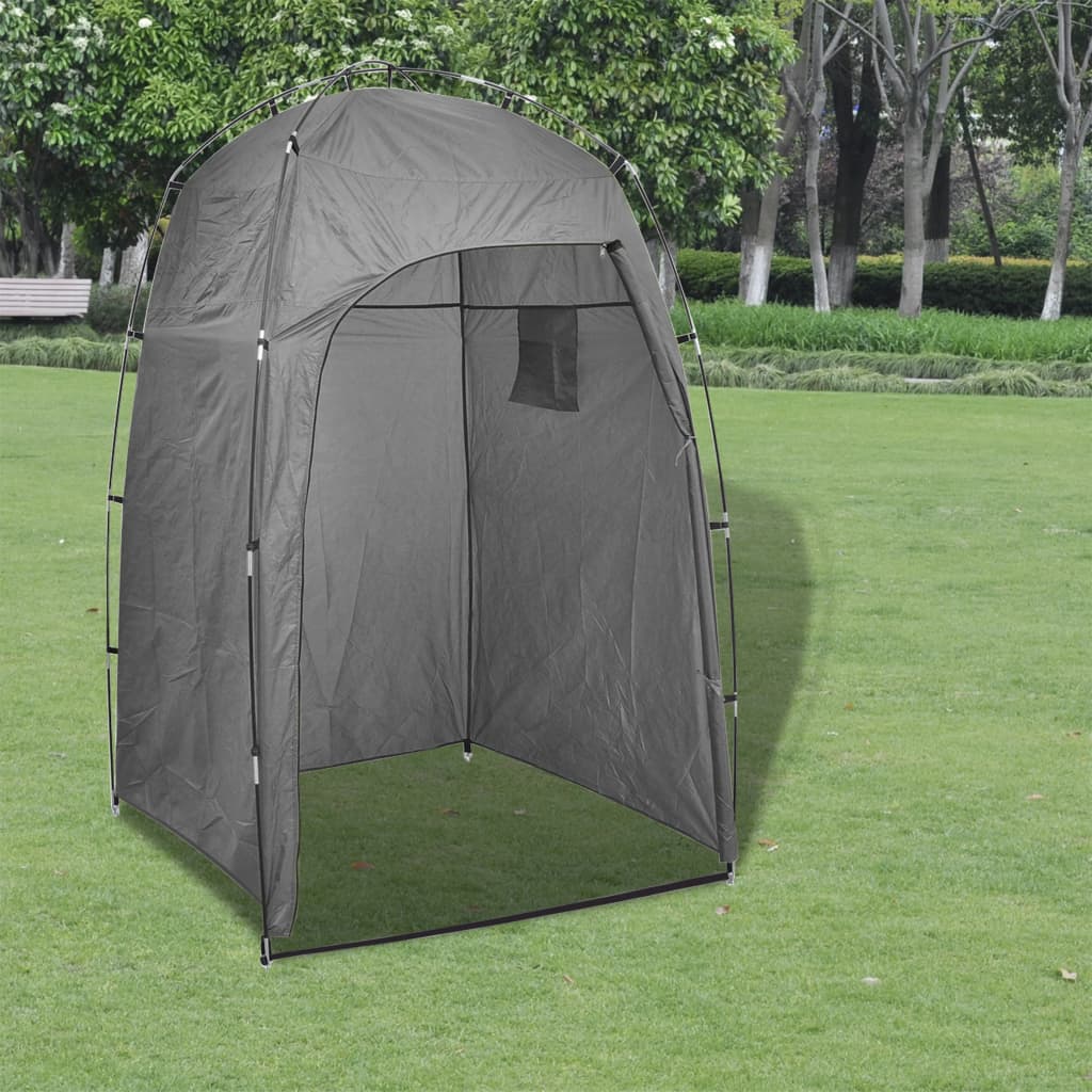 Shower/toilet/changing tent, grey