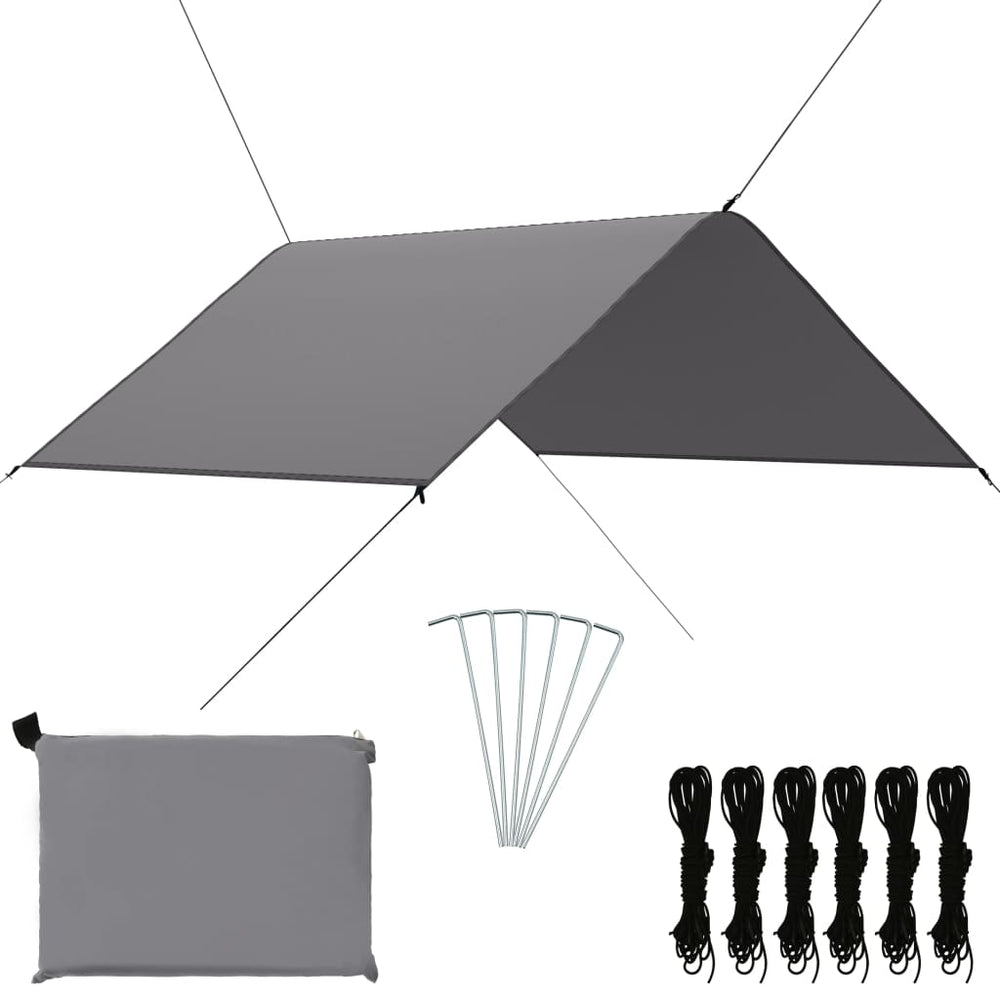 Lauko tentas, pilkos spalvos, 3x2,85m