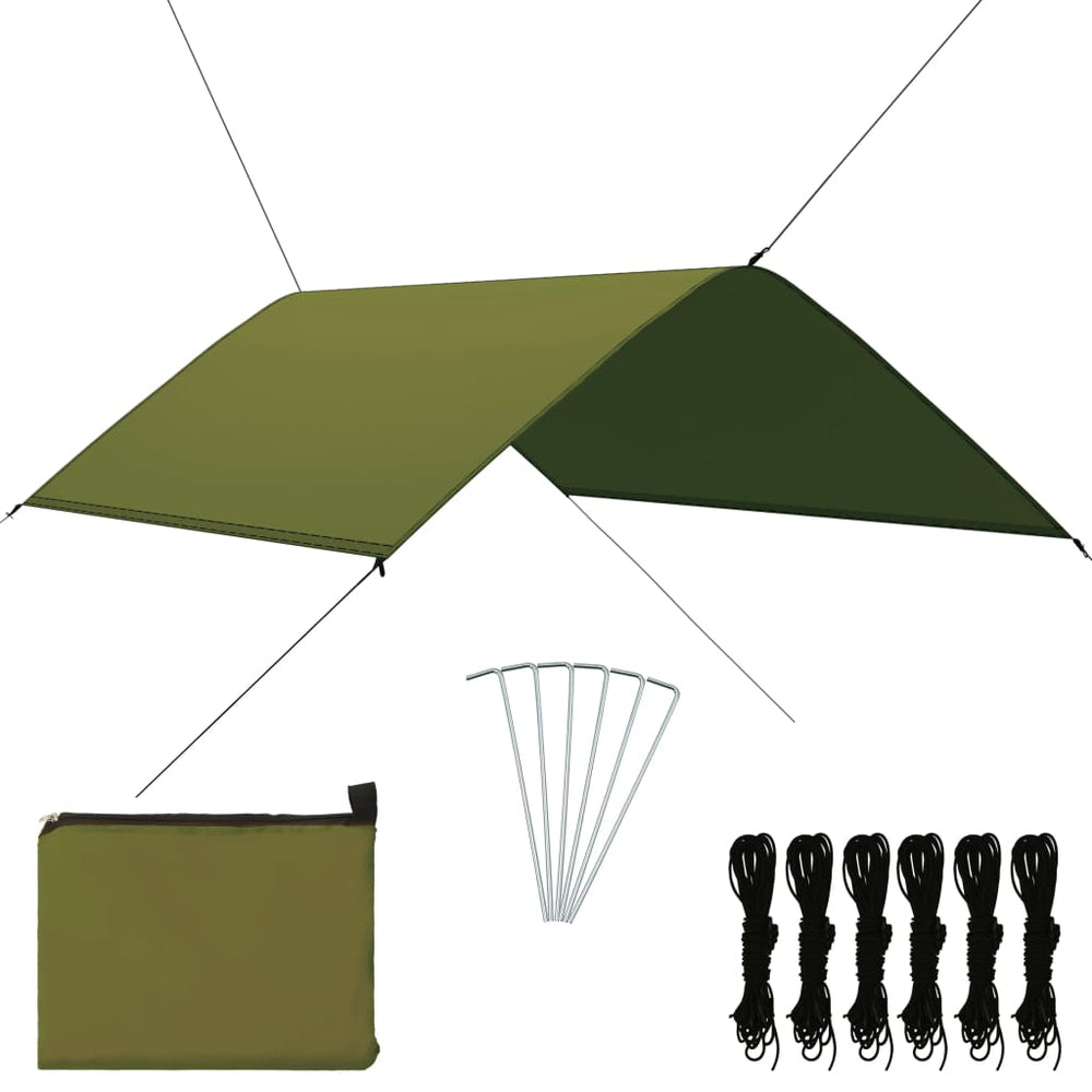 Lauko tentas, žalios spalvos, 3x2m